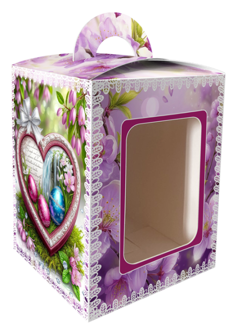 Коробка під великодня Великодня 14 см * 14 см*18,7 см (400 гм) No2 (1 шт.) Харків - фото 7