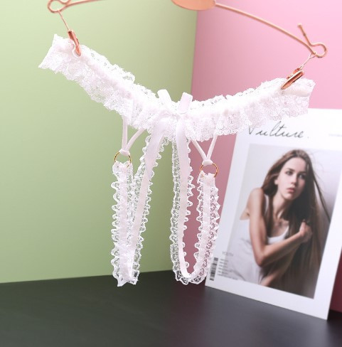 Труси з розрізом білі унісекс - розмір універсальний, резинка до 102см Київ - фото 1