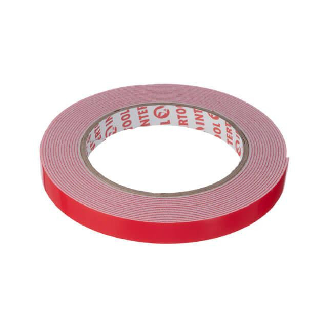 Стрічка клейка двостороння, універсальна, 5 м, 12×1 мм, біла, спінений поліетилен INTERTOOL KT-0813 Киев - изображение 2