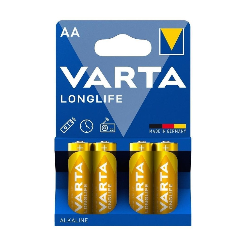 Батарейка Varta LR6/AA Longlife Alkaline (4шт) Київ - фото 1