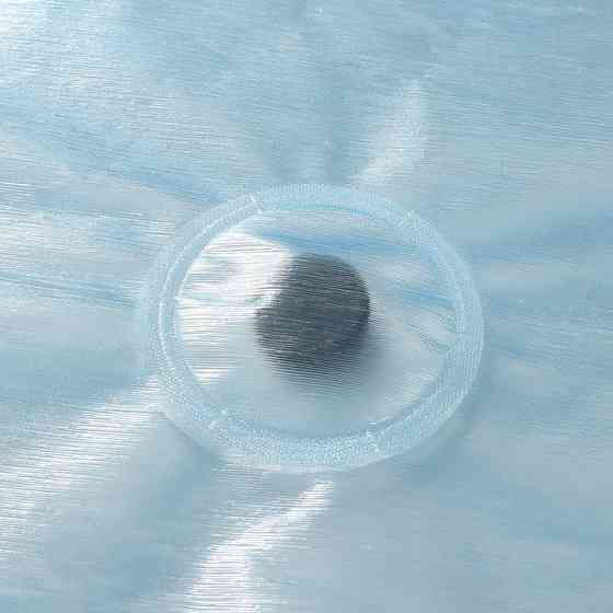 Шторка для ванны из полиэстера водонепроницаемая Bathlux 180x180 см с кольцами, занавеска для ванной комнаты Каменец-Подольский