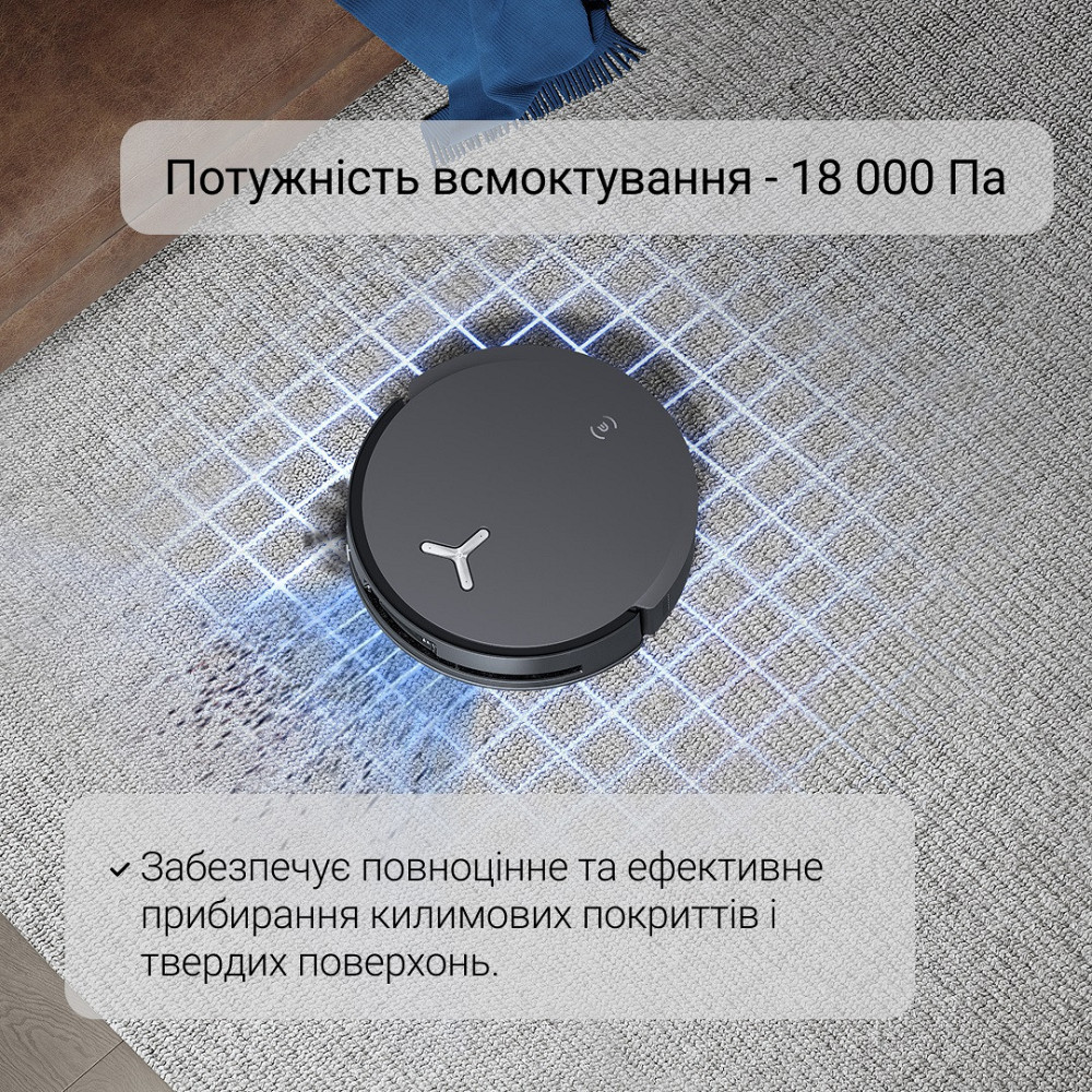 Робот-пилосос Ecovacs Deebot X8 Pro Omni (DEX56) Black ( Black ) Харків - фото 19