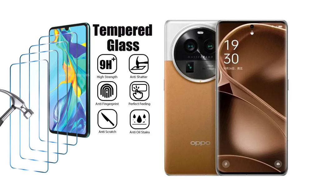 Захисне скло ArmorGlass для OPPO Find X6, Find X6 Pro – стійке до подряпин та ударів Київ - фото 1