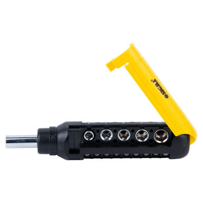 Отвертка Sigma с реверсом + насадки торцевые и биты 1/4" 13шт CrV (4001931) Винница - изображение 1