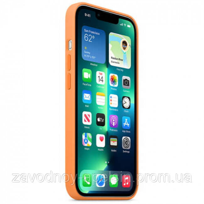 IPhone 13 Pro Max Чохол MagSafe Silicone Case (Marigold) Одеса - фото 3
