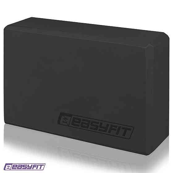 Блок для йоги EasyFit EVA Чорний Коломыя