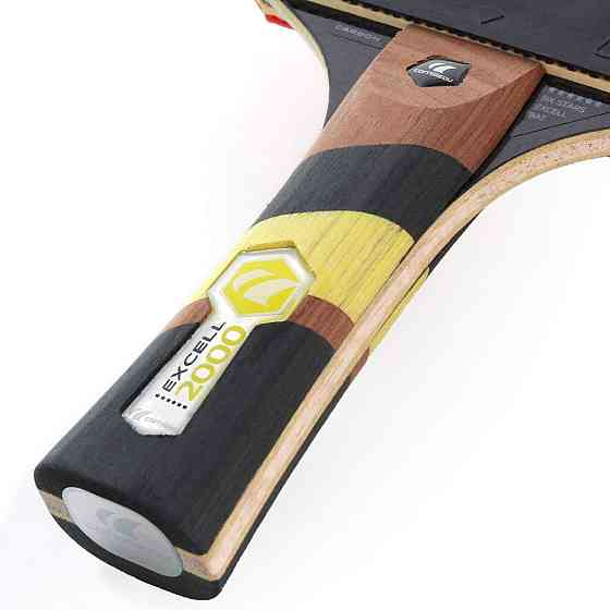 Ракетка для настольного тенниса Cornilleau EXCELL CARBON 2000, черно-красная Киев