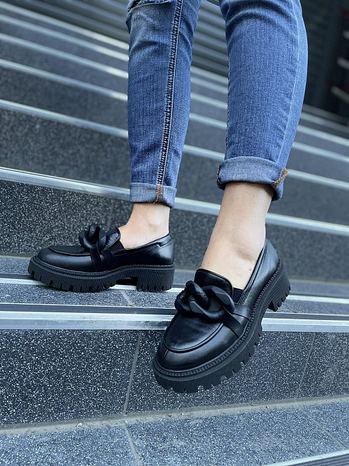 Olli Туфлі жіночі OLLI T-245-Астра чорні (весна-осінь, шкіра натуральна) (4771) лише 39р. Коломия - фото 6