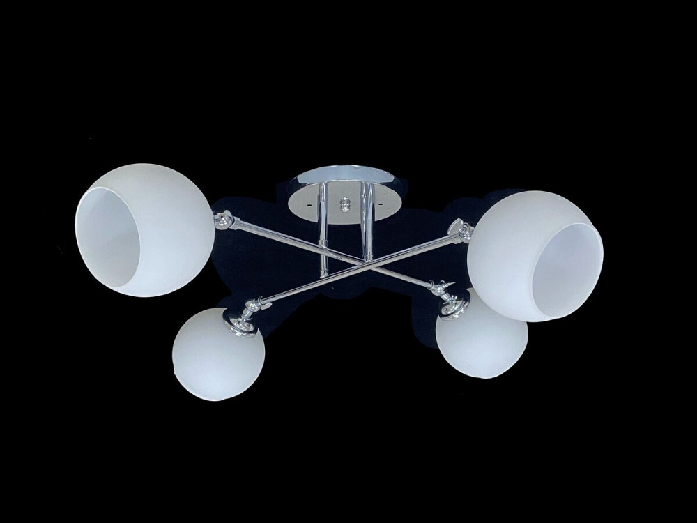 VALESO Підвісна люстра на 4 плафони 91176B/4 хром Коломия - фото 1