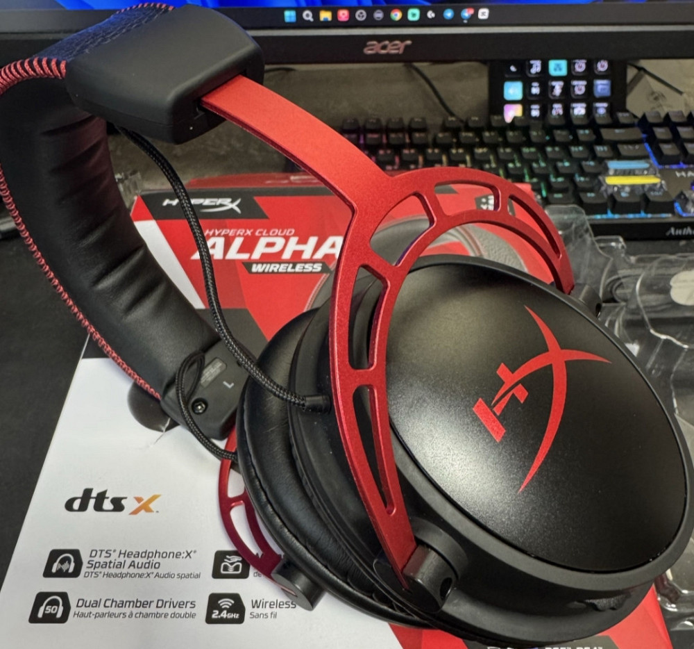 (Нові) бездротові навушники HyperX alpha wireless Харків - фото 4
