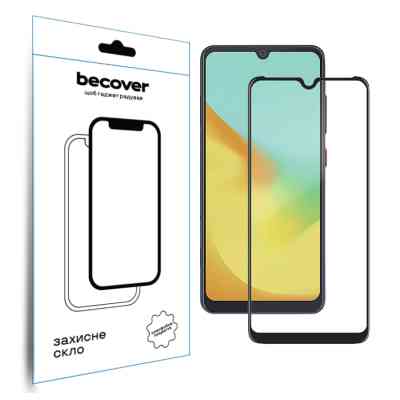Стекло защитное BeCover ZTE Blade A35/A55 Black (712313) Винница