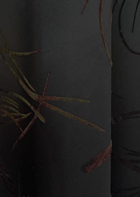 Комплект коротких штор VR-Textil Черный 140х170 см 2 шт (35-0399) Киев - изображение 7