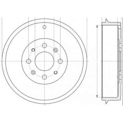 Тормозной барабан Bosch 0 986 477 208 Винница