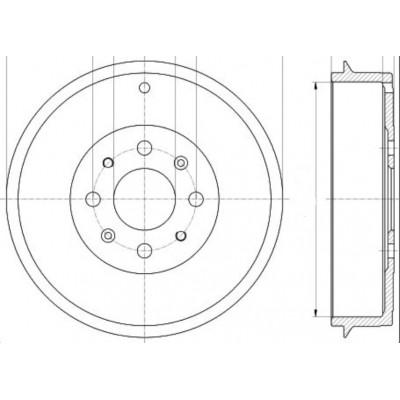 Тормозной барабан Bosch 0 986 477 208 Винница - изображение 1