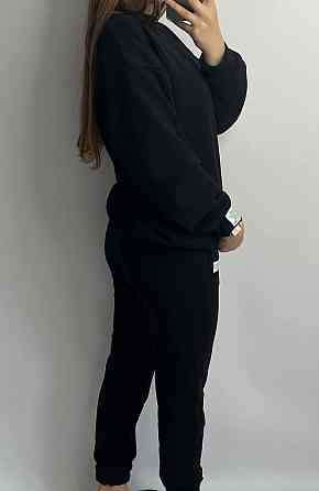 Костюм спортивний жіночий трикотажний Чорний M/L Харків