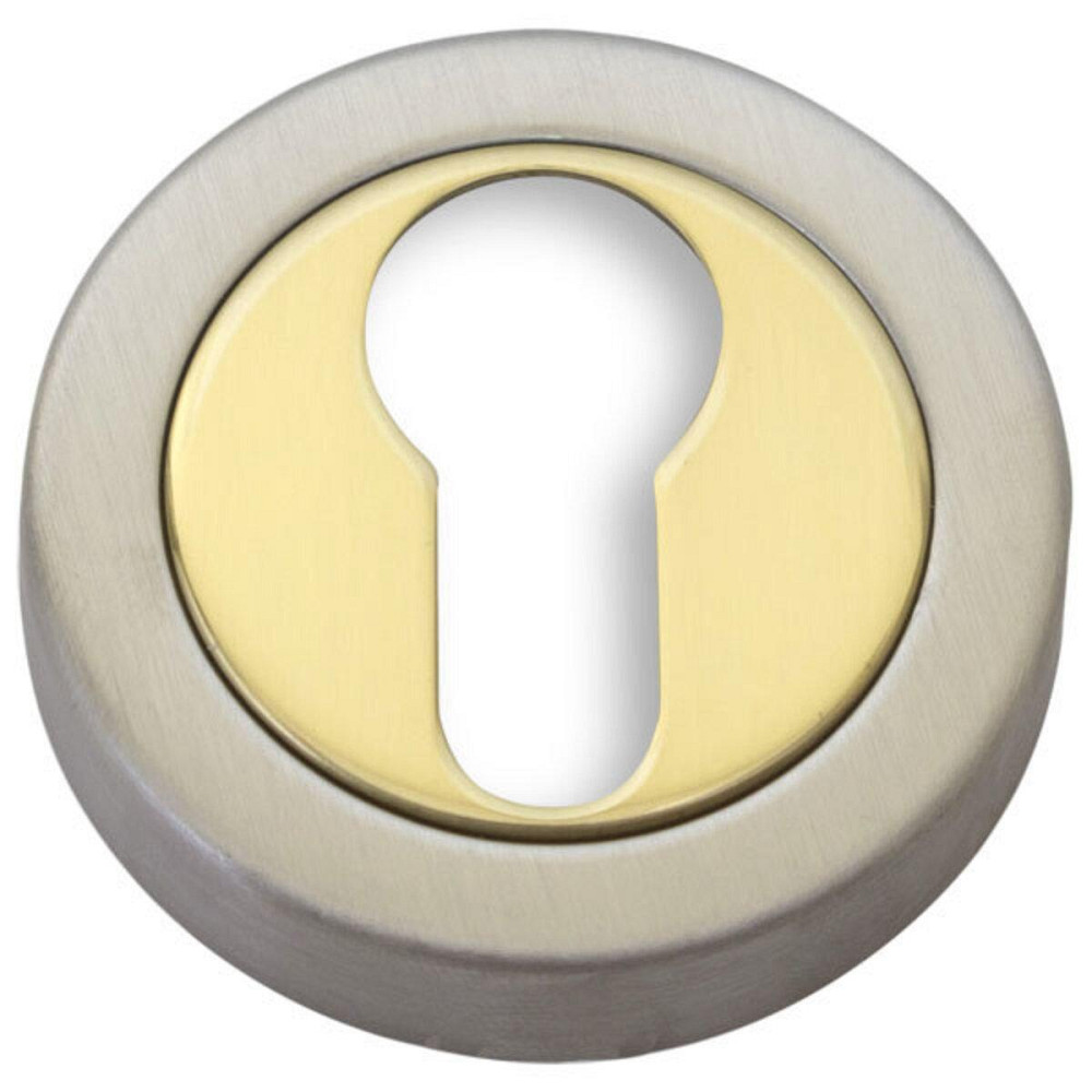 Накладка кл Fimet 2031 F64 мат.нікель/пол.латунь Київ - фото 1