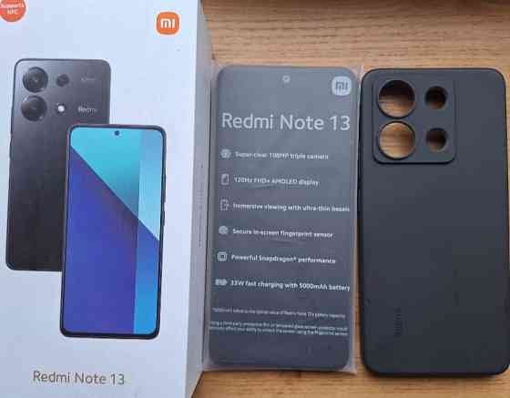 Смартфон Xiaomi redmi note 13 4g 8/256gb Black Киев