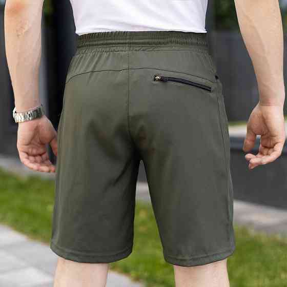 Чоловічі шорти прямого крою хакі Pobedov Vil'nyy Київ