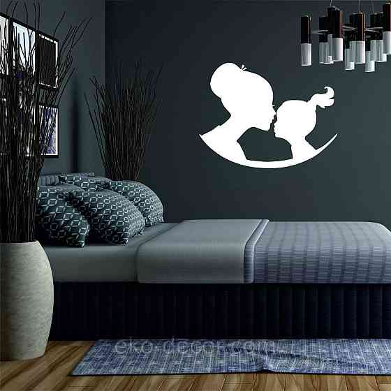 Декоративное настенное Панно «Мать и дитя», Декор на стену 90*68 см, Белый Киев