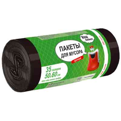 Пакеты для мусора Ваш бюджет 35 л 20 шт. (4820012340903) Винница