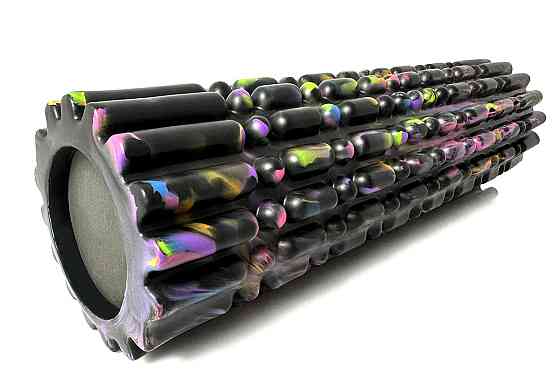 Масажний ролик EasyFit Morze 45 см Чорний Коломия