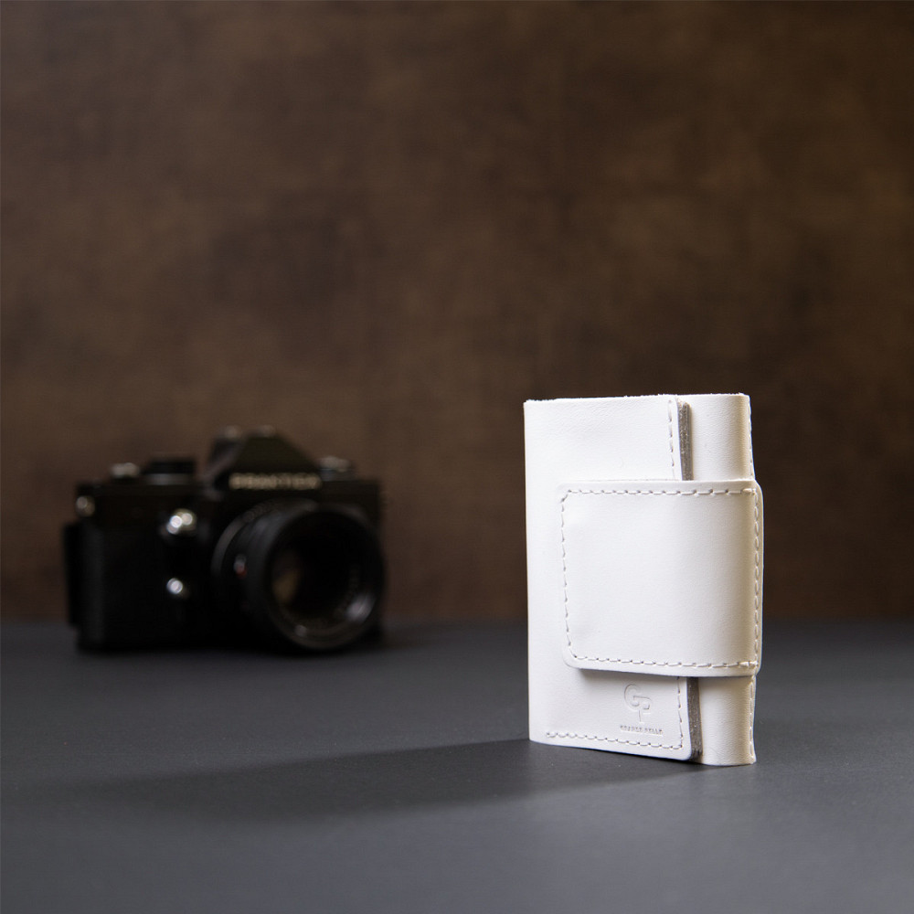 Жіноче шкіряне портмоне Білий (GRANDE PELLE) Київ - фото 1