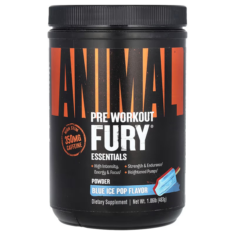 Передтренувальний комплекс Universal Nutrition Animal Fury 483 г, Ice Pop Луцьк - фото 1