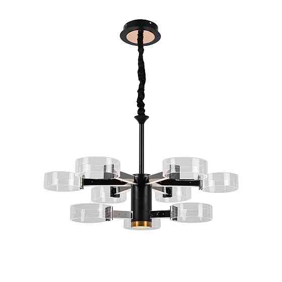 SIRIUS Люстра світлодіодна акрілова Sirius N 3705-6+3 BLACK+GD 98W Київ