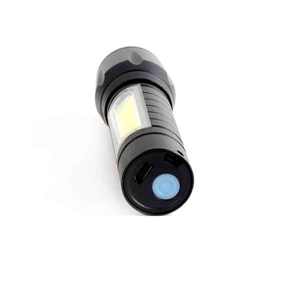 Ударопрочный ручной аккумуляторный фонарик Powedex WT-030, мини фонарь карманный алюминиевый Каменец-Подольский