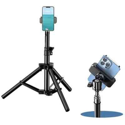 Штатив RTAKO ZJ-ZB01 55CM Matte Finish Carbon Steel Tripod Black (6930539528246) Вінниця