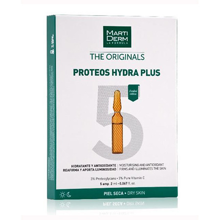 Мартідерм ампули для сухої та зневодненої шкіри MartiDerm The Originals Proteos Hydra Plus 5 амп по 2 мл Дніпро - фото 1