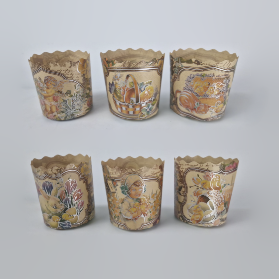 Форма для Великодня паперова (85*70) Вікторіанські (150 г) (50 шт.) Харків