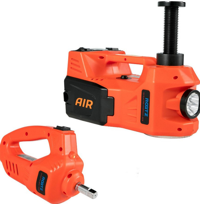 Электрический автодомкрат 3-в-1 BX-478 (5т, 12В), ударный гайковерт, компрессор, фонарик, кейс Одесса - изображение 5