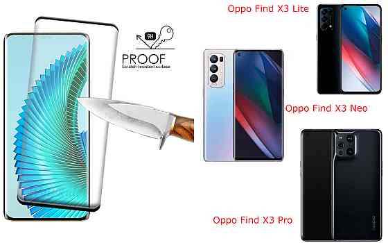 Захисне скло HyperGlass Pro для Oppo Find X3 Lite, Find X3 Neo, Find X3 Pro – максимальна чутливість та захист Київ
