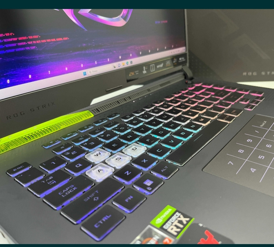 Ноутбук: ASUS STRIX 2K 165Hz, Ryzen 7, 6800H, RTX 3060 6Gb, 140W, SSD1TB, 32Gb, DDR5. Київ - фото 3