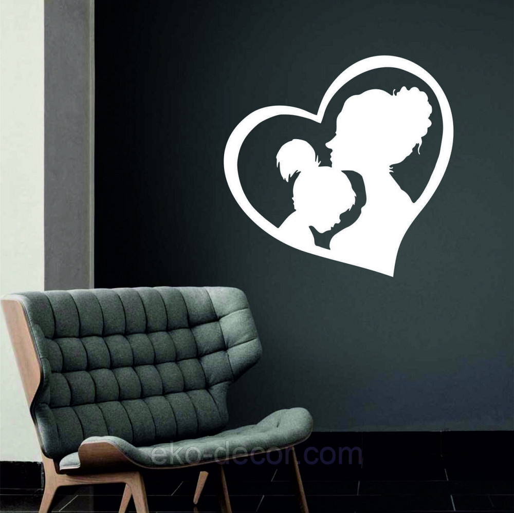 Декоративное настенное Панно «Мать и дитя», Декор на стену 90*86 см, Белый Киев - изображение 4