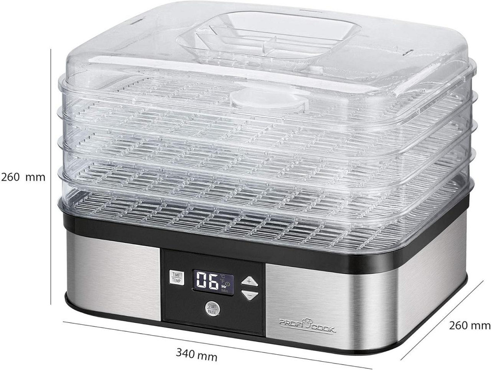 Сушилка для грибов, фруктов и трав с таймером 1-48 часов Profi Cook PC-DR (1116) Нововолынск - изображение 4