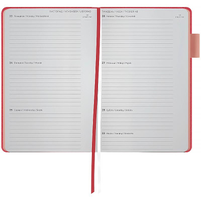 Тижневик Axent датований 2026 Partner Soft Muse 125х195, рожевий (8527-26-1-A) Вінниця - фото 5