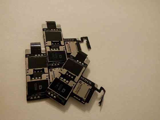 Разъем SIM-карты HTC Desire V (T328w) на шлейфе с разъемом MicroSD Днепр
