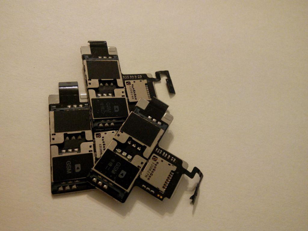 Разъем SIM-карты HTC Desire V (T328w) на шлейфе с разъемом MicroSD Днепр - изображение 1