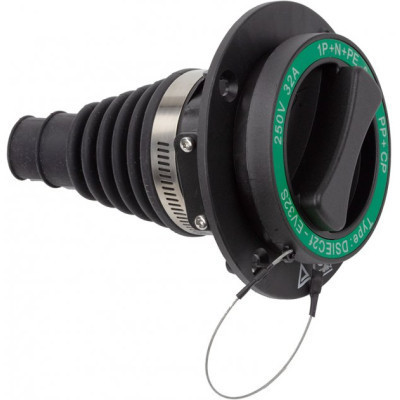 Розетка для зарядки электромобиля HiSmart Type 2 Mennekes (Male), 32A, 3-фазна (EV200252) Винница - изображение 2