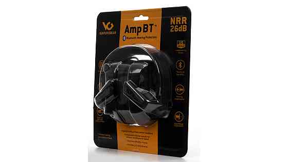 Активні навушники протишумні захисні Venture Gear AMP NRR 26dB з Bluetooth (чорні) Запоріжжя