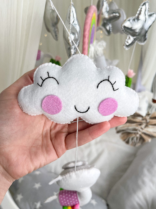 Музичний мобіль WoollyFox «Лама-бохо» з 35 мелодіями Київ - фото 7