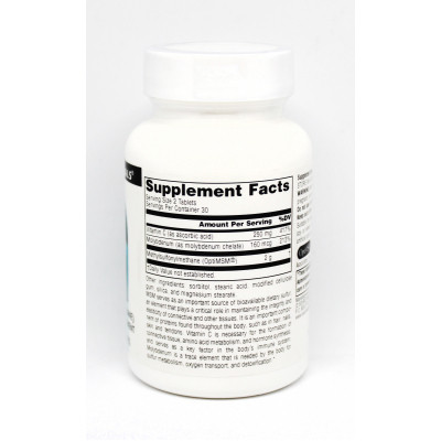 Вітамінно-мінеральний комплекс Source Naturals МСМ 1000мг з вітаміном С, 60 таблеток (SN1288) Вінниця - фото 2