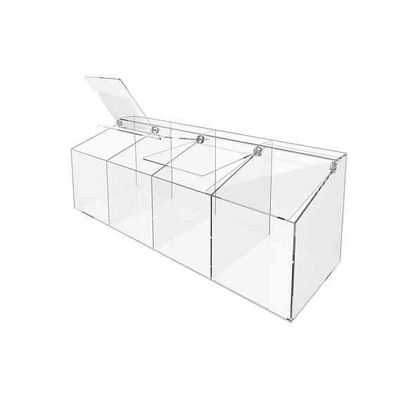 Диспенсер EKOSTAR для мармеладов, снеков, орехов 4 ячейки Киев