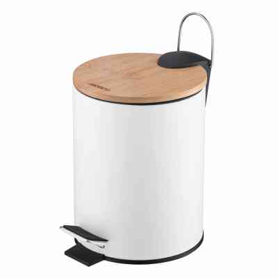 Контейнер для сміття Ardesto Minimalism З педаллю Білий 3 л (ARHB3601WB) Вінниця