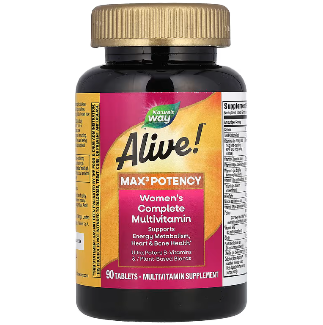 Вітаміни для жінок Nature's Way Alive Complete Multivitamin 90 таблеток Київ - фото 2