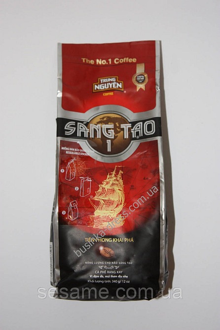 Вьетнамский Кофе Sang Tao №1 Trung Nguen 340г натуральный молотый кофе Харьков - изображение 3