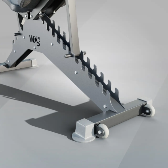 Лавка для жиму горизонтальна регульована WCG Blade без стійок Київ