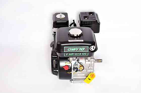 Двигатель бензиновый GrunWelt GW170F-S NEW Евро 5 (шпонка, вал 20 мм, 7.0 л.с.) Харьков